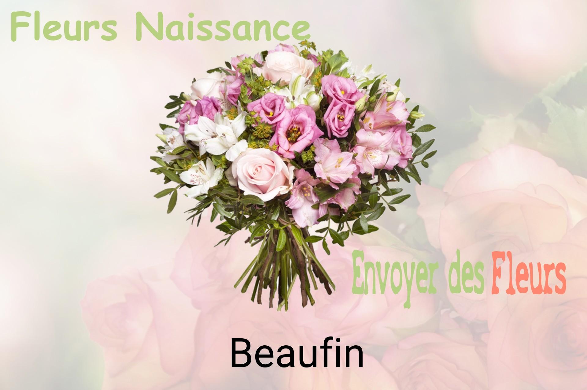 Bouquet de fleurs de naissance livré à Beaufin